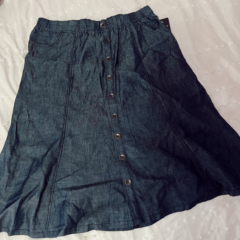 NWT Womens Jean Skirt